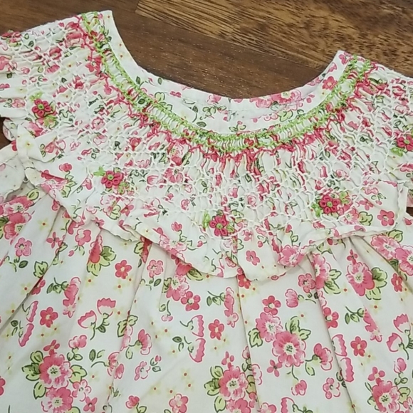 2 peice set with Smocked top - Picture 2 of 4